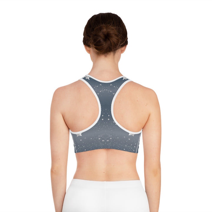 starry night Sports Bra - stylish comfortable active wear.