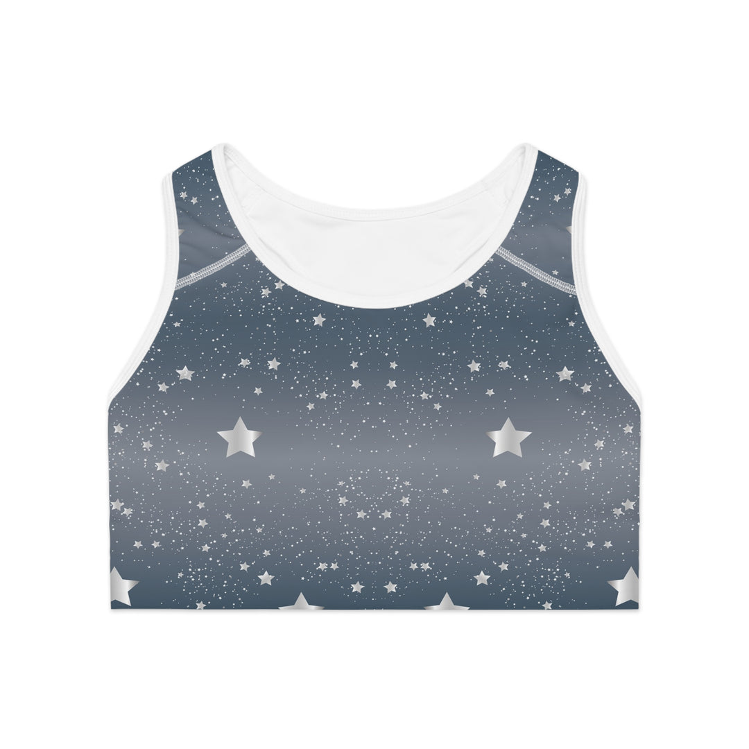 starry night Sports Bra - stylish comfortable active wear.