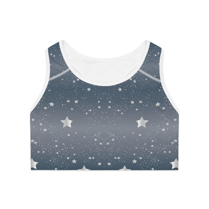 starry night Sports Bra - stylish comfortable active wear.