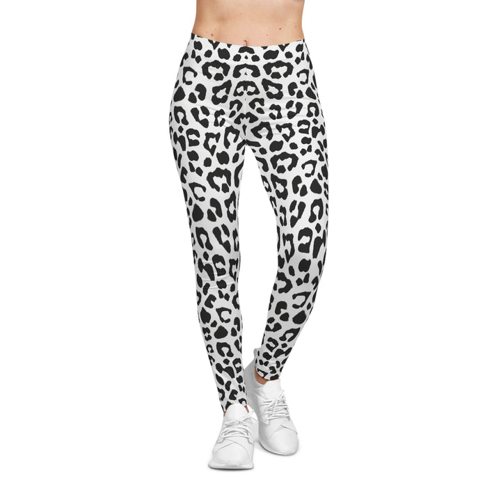 Leopard Print Women's Casual Leggings - Stylish Comfort for Everyday Wear