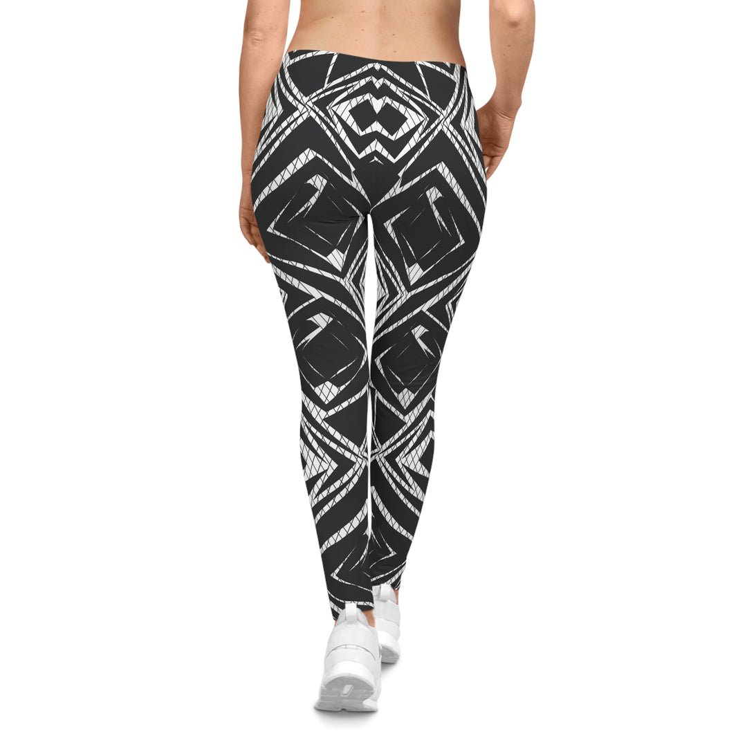 Women's Bold Abstract Geometric Leggings