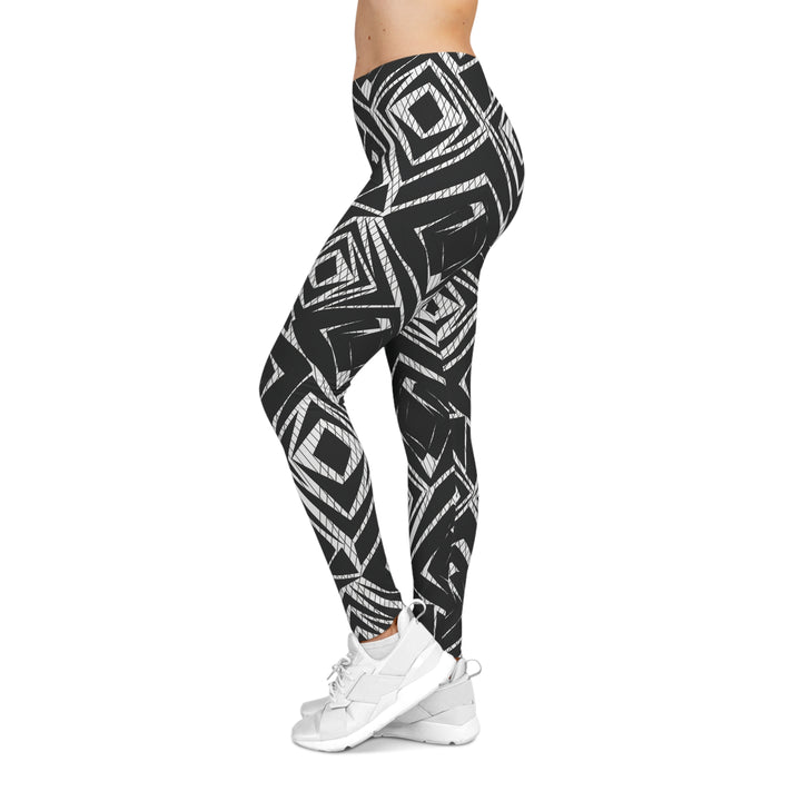 Women's Bold Abstract Geometric Leggings