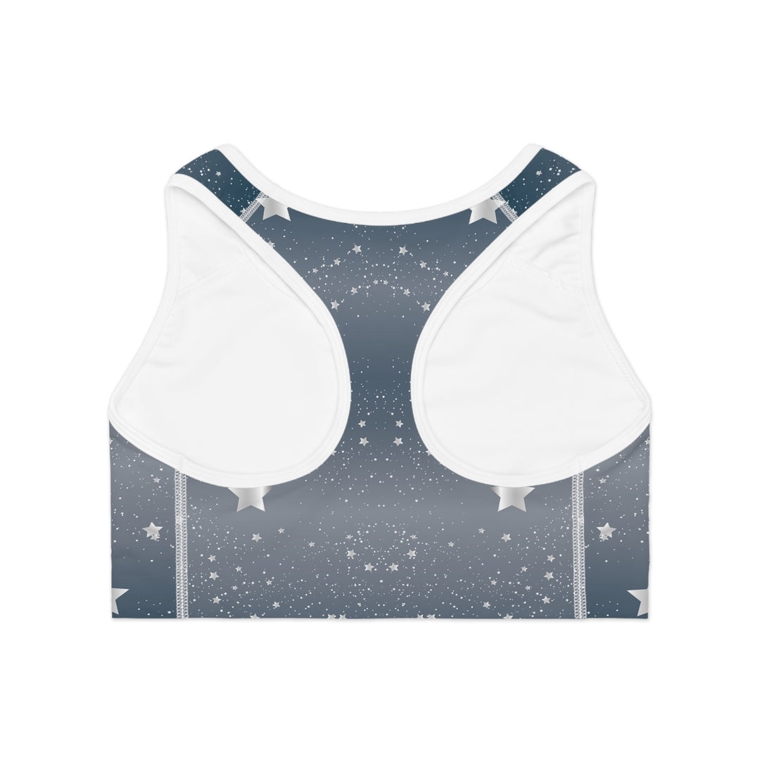 starry night Sports Bra - stylish comfortable active wear.